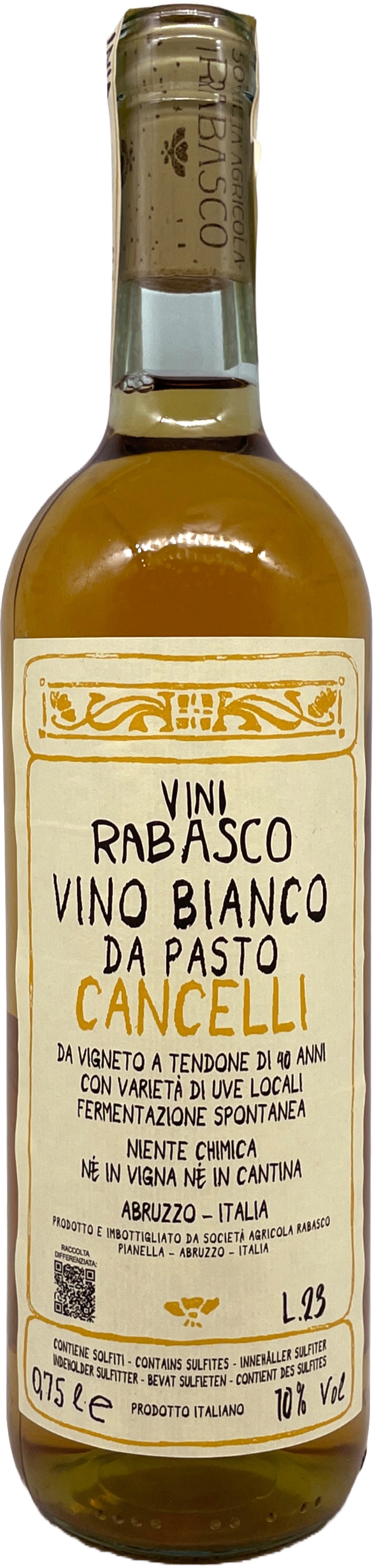 Vino Bianco Cancelli NV