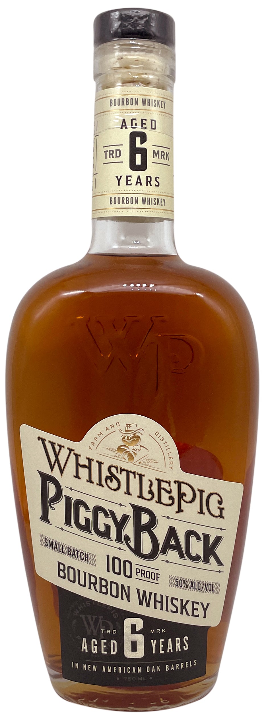 Piggyback 6yr Bourbon Whiskey 750ml