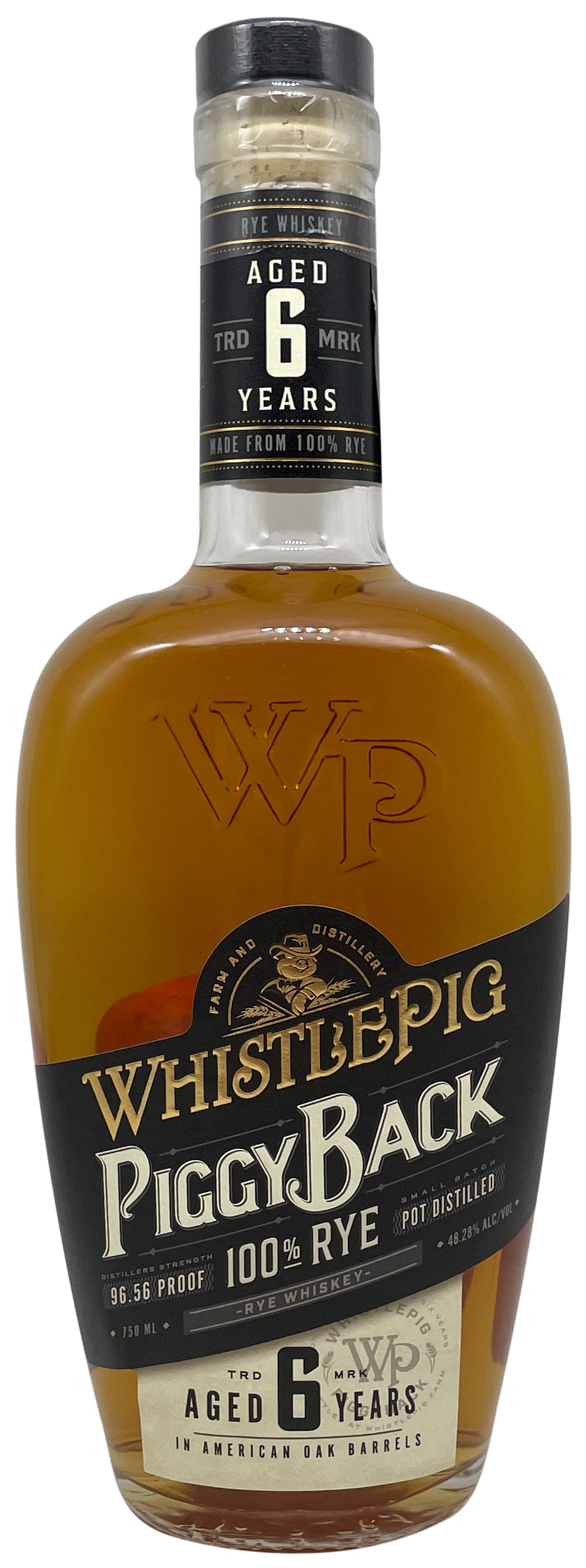 Piggyback 6yr Rye Whiskey 750ml