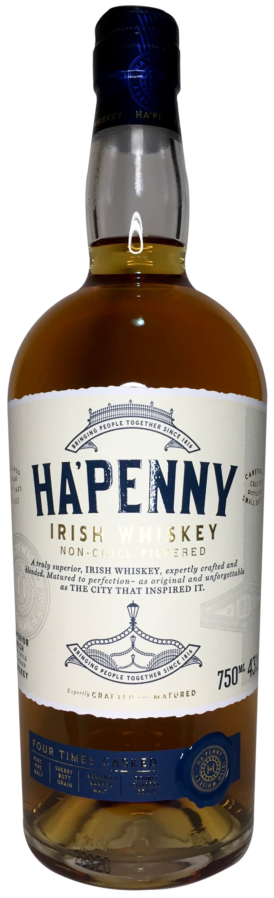 Ha'Penny Irish Whiskey 750ml – ZULA WINE